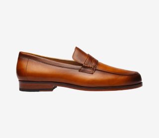 Brown French Tassel Loafers With Wing Tip Brown
