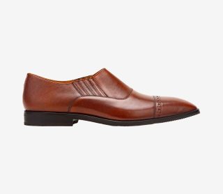 Brown Lazyman Toecap Modern Loafers